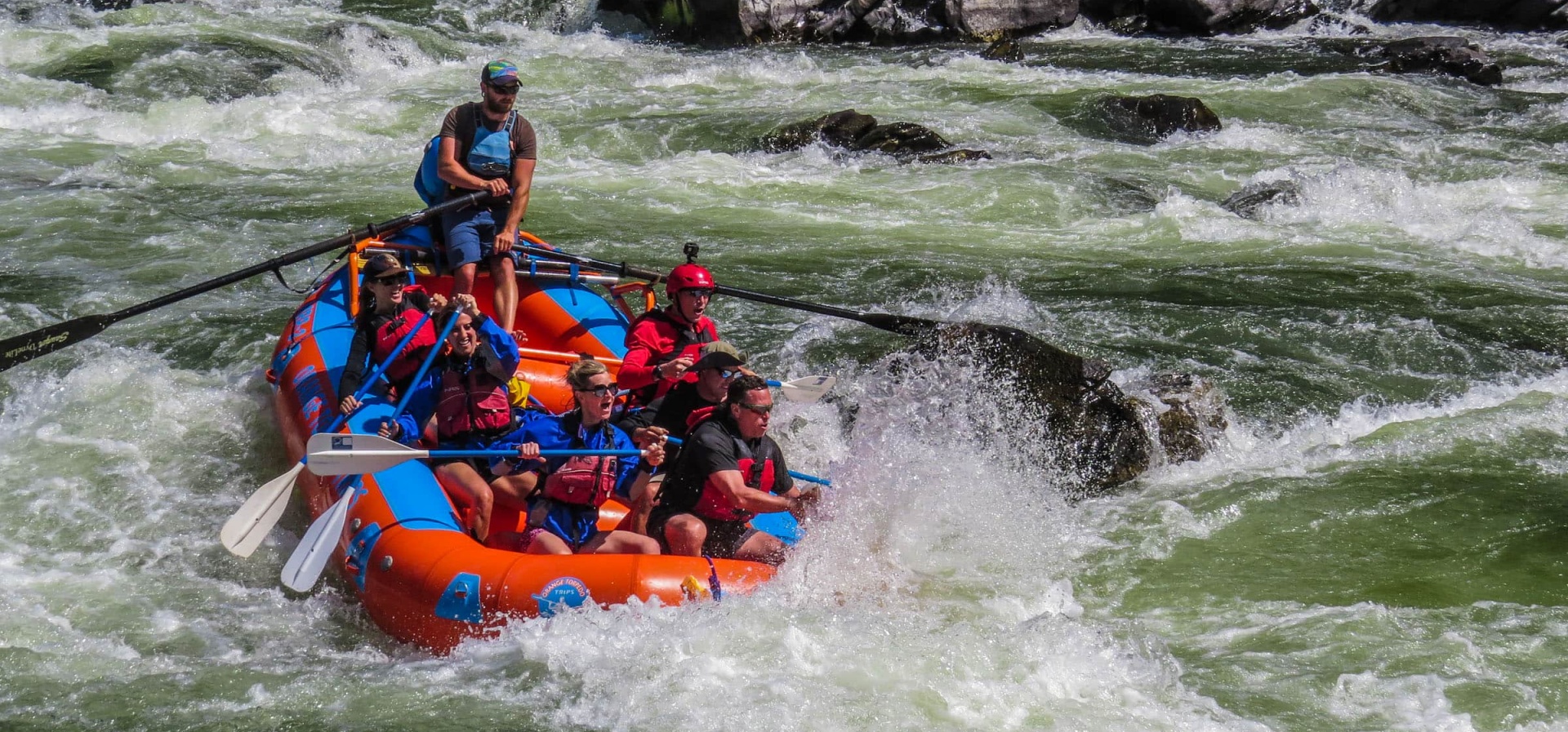 Family rafting on the Wild and Scenic Rogue River