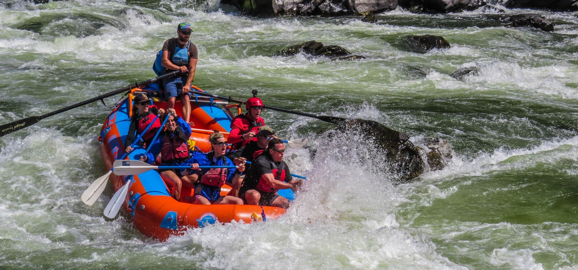 Family rafting on the Wild and Scenic Rogue River