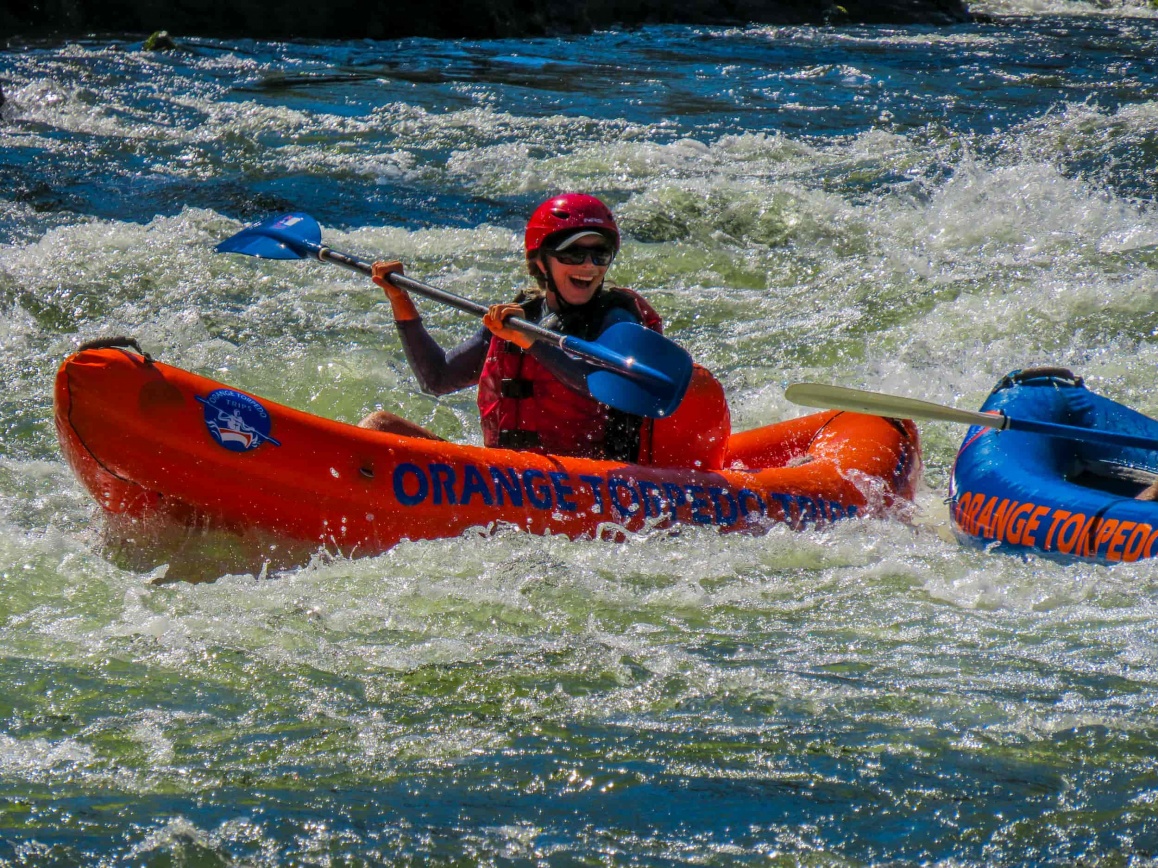 Kayaking on the Rogue River